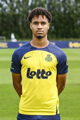 Union s Marc Giger poses for a portrait picture at the 2025-2026 season photoshoot of Belgian soccer team Royale Union Saint-Gilloise, Tuesday 29 July 2025 in Brussels. TOM GOYVAERTS TomxGoyvaerts  x130246634x