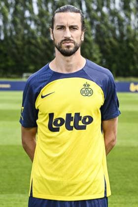 Union s Christian Burgess poses for a portrait picture at the 2025-2026 season photoshoot of Belgian soccer team Royale Union Saint-Gilloise, Tuesday 29 July 2025 in Brussels. TOM GOYVAERTS TomxGoyvaerts  x130246945x