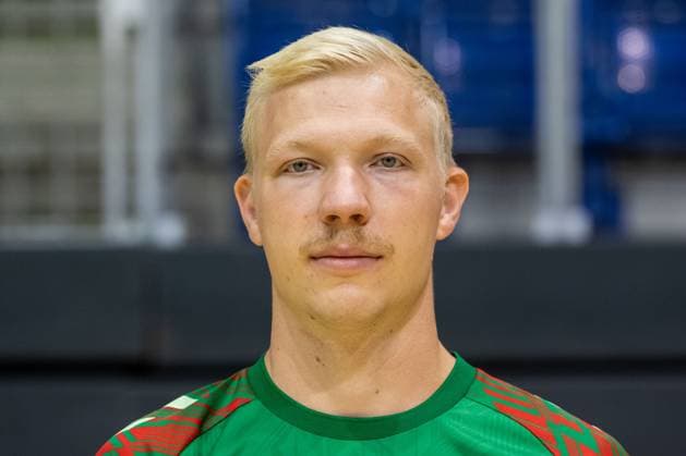29 07 2025, xtgx, SC Magdeburg photo session season 2025 26 v l Magnus Saugstrup Magdeburg, 23 Portrait, Portraet, single picture Magdeburg