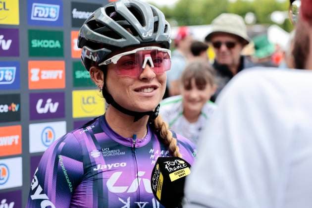 Tour de France Femmes 2025 - stage 4 Tour de France Femmes 2025 - 4th Edition - 4th stage Saumur - Poitiers 130,7 Km - 29 07 2025 - Letizia Paternoster (ITA - Liv AlUla Jayco) - photo Massimo Fulgenzi SprintCyclingAgency 2025 Poitiers France  Copyright: xMassimoxFulgenzix xSprintcyclingagencyx