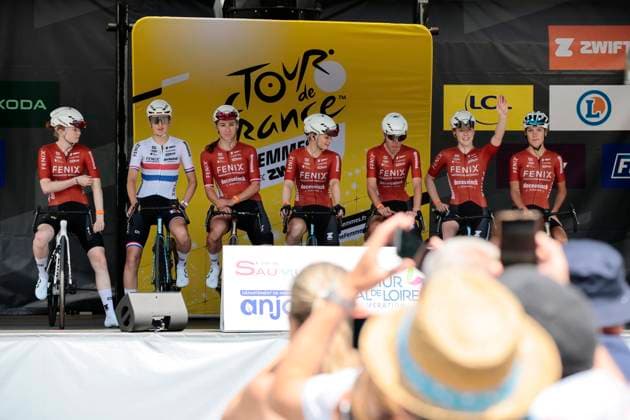 Tour de France Femmes 2025 - stage 4 Tour de France Femmes 2025 - 4th Edition - 4th stage Saumur - Poitiers 130,7 Km - 29 07 2025 - Fenix-Deceuninck - photo Massimo Fulgenzi SprintCyclingAgency 2025 Poitiers France  Copyright: xMassimoxFulgenzix xSprintcyclingagencyx
