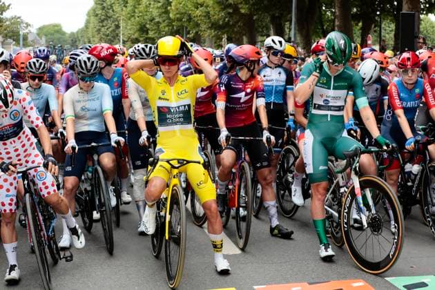Tour de France Femmes 2025 - stage 4 Tour de France Femmes 2025 - 4th Edition - 4th stage Saumur - Poitiers 130,7 Km - 29 07 2025 - Marianne Vos (NED - Team Visma - Lease a Bike) - Lorena Wiebes (NED - Team SD Worx - Protime) - photo Massimo Fulgenzi SprintCyclingAgency 2025 Poitiers France  Copyright: xMassimoxFulgenzix xSprintcyclingagencyx