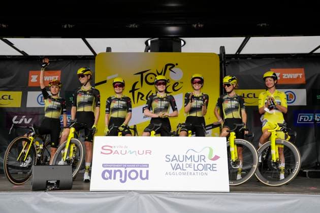 Tour de France Femmes 2025 - stage 4 Tour de France Femmes 2025 - 4th Edition - 4th stage Saumur - Poitiers 130,7 Km - 29 07 2025 - Team Visma - Lease a Bike - photo Massimo Fulgenzi SprintCyclingAgency 2025 Poitiers France  Copyright: xMassimoxFulgenzix xSprintcyclingagencyx