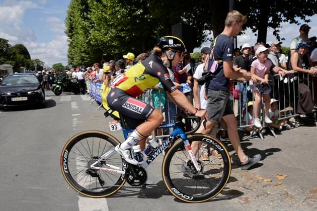 Tour de France Femmes 2025 - stage 4 Tour de France Femmes 2025 - 4th Edition - 4th stage Saumur - Poitiers 130,7 Km - 29 07 2025 - Justine Ghekiere (BEL - AG Insurance - Soudal Team) - photo Massimo Fulgenzi SprintCyclingAgency 2025 Poitiers France  Copyright: xMassimoxFulgenzix xSprintcyclingagencyx