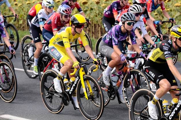 Tour de France Femmes 2025 - stage 4 Tour de France Femmes 2025 - 4th Edition - 4th stage Saumur - Poitiers 130,7 Km - 29 07 2025 - Marianne Vos (NED - Team Visma - Lease a Bike) - photo Massimo Fulgenzi SprintCyclingAgency 2025 Poitiers France  Copyright: xMassimoxFulgenzix xSprintcyclingagencyx