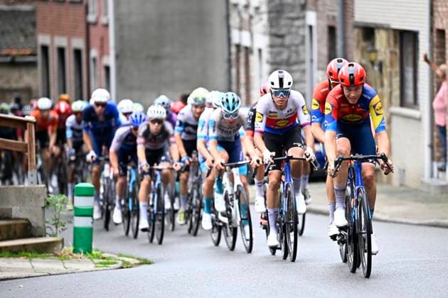 Tour de Wallonie 2025 Stage 4 SERAING, BELGIUM - JULY 29 : Vacek Mathias (CZE) of Lidl - Trek in action during stage 4 of the 30th edition of Tour de Wallonie an UCI ProSeries 2.Pro cycling road race stage for Men Elite of 163.3 km with start in Welkenraedt and finish in Seraing on July 29, 2025 in Seraing, Belgium, 29 07 2025 ( Motordriver Louis Bidlot - Seraing Belgium  Copyright: xTomasxSiskx