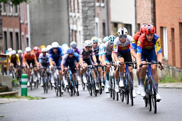 Tour de Wallonie 2025 Stage 4 SERAING, BELGIUM - JULY 29 : Vacek Mathias (CZE) of Lidl - Trek in action during stage 4 of the 30th edition of Tour de Wallonie an UCI ProSeries 2.Pro cycling road race stage for Men Elite of 163.3 km with start in Welkenraedt and finish in Seraing on July 29, 2025 in Seraing, Belgium, 29 07 2025 ( Motordriver Louis Bidlot - Seraing Belgium  Copyright: xTomasxSiskx