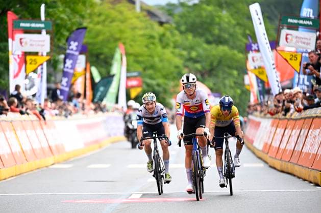 Tour de Wallonie 2025 Stage 4 SERAING, BELGIUM - JULY 29 : Vacek Mathias (CZE) of Lidl - Trek in action during stage 4 of the 30th edition of Tour de Wallonie an UCI ProSeries 2.Pro cycling road race stage for Men Elite of 163.3 km with start in Welkenraedt and finish in Seraing on July 29, 2025 in Seraing, Belgium, 29 07 2025 ( Motordriver Louis Bidlot - Seraing Belgium  Copyright: xTomasxSiskx