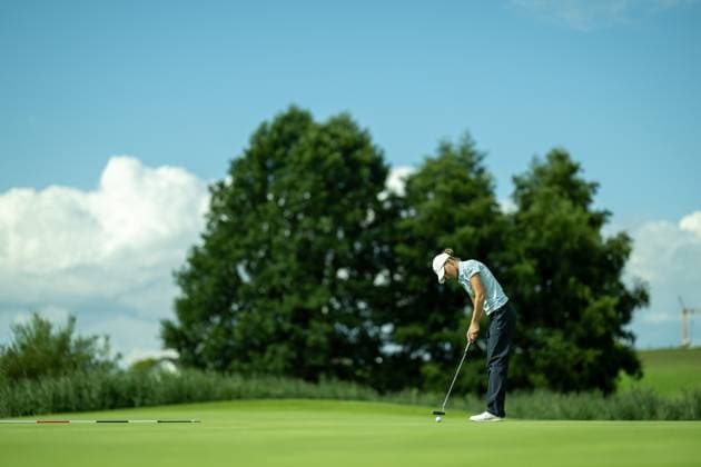 Emma Lucy Schulz Hanßen GC St Leon Rot , at the last stroke, GER, 15 BWGV INTERNATIONAL MATCHPLAY TROPHY, Golf, Girls and Boys, imt Golf, 26 29 07 2025, GER, 15 BWGV INTERNATIONAL MATCHPLAY TROPHY, Golf, Girls and Boys, imt Golf, 26 29 07 2025 Bavaria Copyright: xSaschaxWaltherx xSport-Pxx IMT