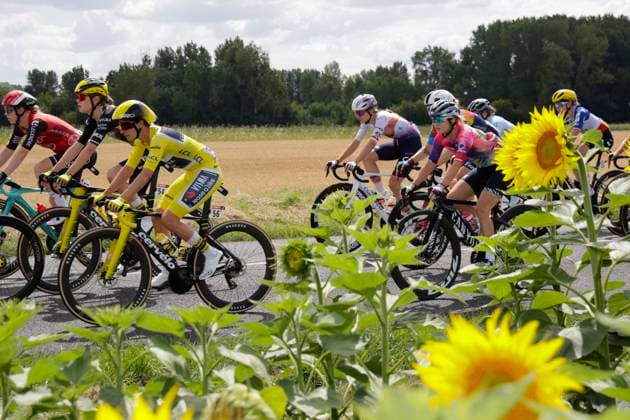 Tour de France Femmes 2025 - stage 4 Tour de France Femmes 2025 - 4th Edition - 4th stage Saumur - Poitiers 130,7 Km - 29 07 2025 - Marianne Vos (NED - Team Visma - Lease a Bike) - photo Massimo Fulgenzi SprintCyclingAgency 2025 Poitiers France  Copyright: xMassimoxFulgenzix xSprintcyclingagencyx