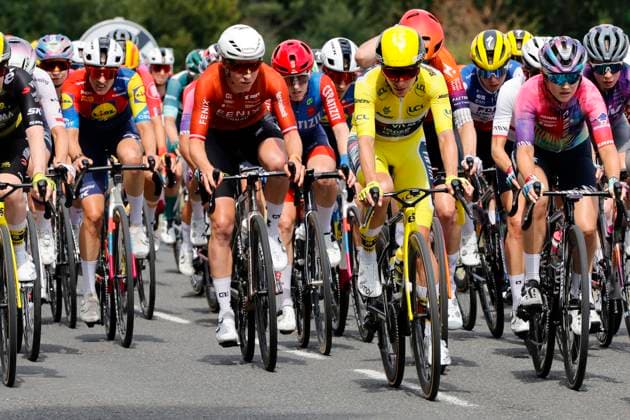 Tour de France Femmes 2025 - stage 4 Tour de France Femmes 2025 - 4th Edition - 4th stage Saumur - Poitiers 130,7 Km - 29 07 2025 - Marianne Vos (NED - Team Visma - Lease a Bike) - photo Massimo Fulgenzi SprintCyclingAgency 2025 Poitiers France  Copyright: xMassimoxFulgenzix xSprintcyclingagencyx
