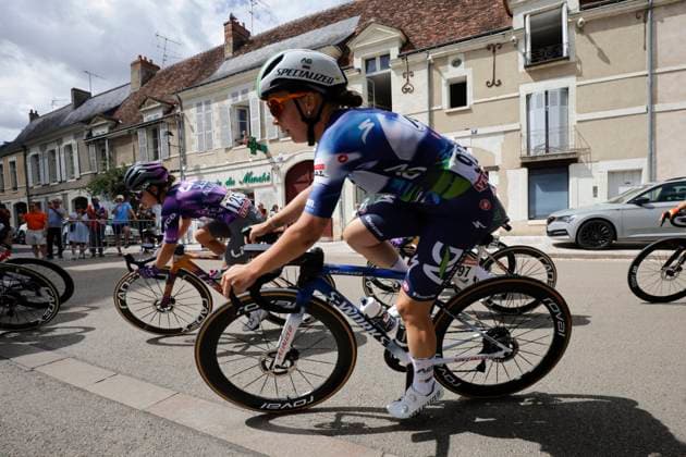 Tour de France Femmes 2025 - stage 4 Tour de France Femmes 2025 - 4th Edition - 4th stage Saumur - Poitiers 130,7 Km - 29 07 2025 - Gladys Verhulst-Wild (BEL - AG Insurance - Soudal Team) - photo Massimo Fulgenzi SprintCyclingAgency 2025 Poitiers France  Copyright: xMassimoxFulgenzix xSprintcyclingagencyx