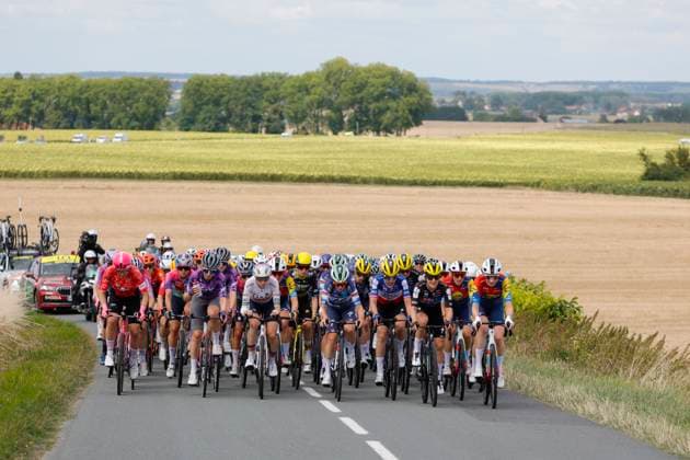 Tour de France Femmes 2025 - stage 4 Tour de France Femmes 2025 - 4th Edition - 4th stage Saumur - Poitiers 130,7 Km - 29 07 2025 - Peloton - Scenery - photo Massimo Fulgenzi SprintCyclingAgency 2025 Poitiers France  Copyright: xMassimoxFulgenzix xSprintcyclingagencyx