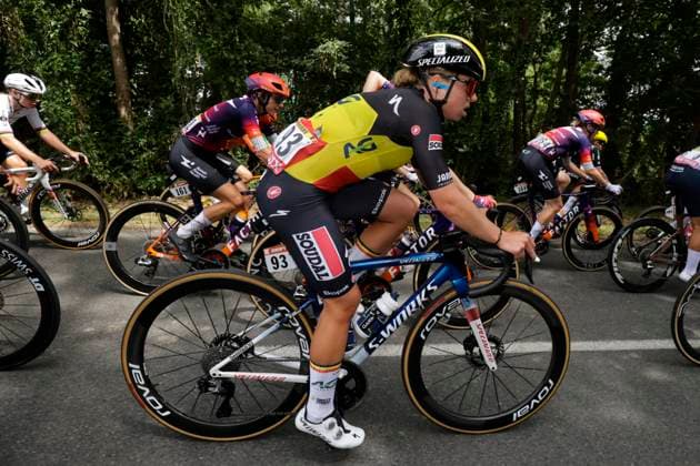 Tour de France Femmes 2025 - stage 4 Tour de France Femmes 2025 - 4th Edition - 4th stage Saumur - Poitiers 130,7 Km - 29 07 2025 - Justine Ghekiere (BEL - AG Insurance - Soudal Team) - photo Massimo Fulgenzi SprintCyclingAgency 2025 Poitiers France  Copyright: xMassimoxFulgenzix xSprintcyclingagencyx