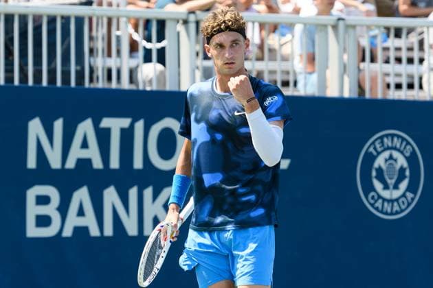 July 29, 2025, Toronto, Ontario, Canada: Toronto, Ontario Ã¢â‚¬ July 29, 2025: TERENCE ATMANE of France celebrates a point against EMILIO NAVA of the United States during the National Bank Open Presented by Rogers at Sobeys Stadium in Toronto, Ontario. Toronto Canada - ZUMAr228 20250729_znp_r228_008 Copyright: xVasiliyxRyabykhx