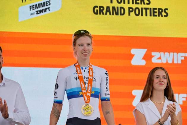 Tour de France Femmes 2025 - stage 4 Tour de France Femmes 2025 - 4th Edition - 4th stage Saumur - Poitiers 130,7 Km - 29 07 2025 - Lorena Wiebes (NED - Team SD Worx - Protime) - photo Massimo Fulgenzi SprintCyclingAgency 2025 Poitiers France  Copyright: xMassimoxFulgenzix xSprintcyclingagencyx