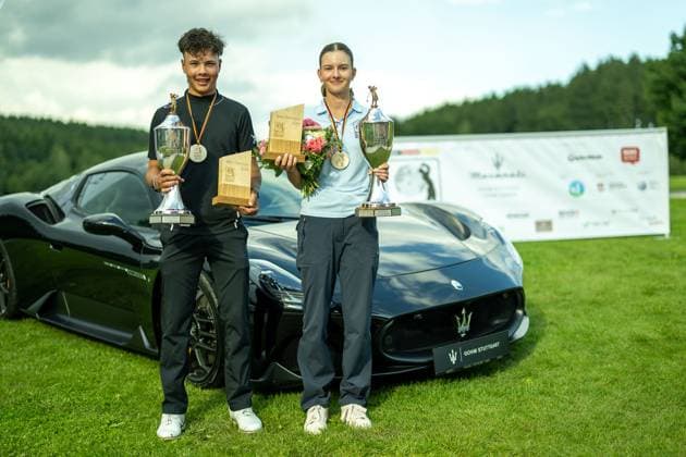 Michael Mayer GC München Valley , Emma Lucy Schulz Hanßen GC St Leon Rot gewinnen, GER, 15 BWGV INTERNATIONAL MATCHPLAY TROPHY, Golf, Maedchen und Jungen, imt Golf, 26 29 07 2025, GER, 15 BWGV INTERNATIONAL MATCHPLAY TROPHY, Golf, Maedchen und Jungen, imt Golf, 26 29 07 2025 Wain Copyright: xEibner-Pressefotox EP_SWA
