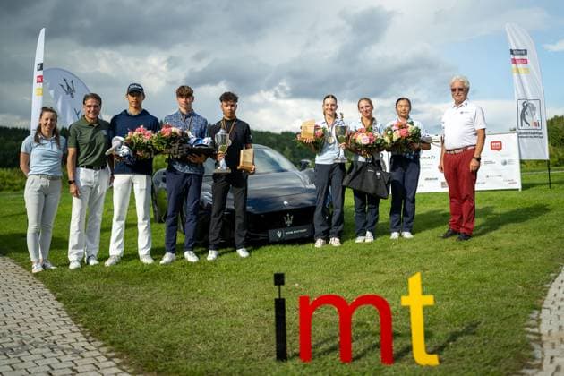 Winner photo places 1 3 in the boys and girls, wins, it honors Michael Marbler President BWGV , Siegfried Drost Praesiden GC Reischenhof , GER, 15 BWGV INTERNATIONAL MATCHPLAY TROPHY, Golf, Girls and Boys, imt Golf, 26 29 07 2025, GER, 15 BWGV INTERNATIONAL MATCHPLAY TROPHY, Golf, Girls and Boys, imt Golf, 26 29 07 2025 Wain Copyright: xEibner-Pressefotox EP_SWA
