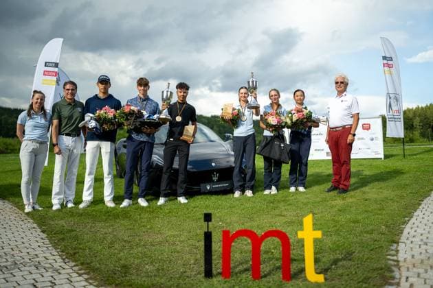 Winner photo places 1 3 in the boys and girls, wins, it honors Michael Marbler President BWGV , Siegfried Drost Praesiden GC Reischenhof , GER, 15 BWGV INTERNATIONAL MATCHPLAY TROPHY, Golf, Girls and Boys, imt Golf, 26 29 07 2025, GER, 15 BWGV INTERNATIONAL MATCHPLAY TROPHY, Golf, Girls and Boys, imt Golf, 26 29 07 2025 Wain Copyright: xEibner-Pressefotox EP_SWA