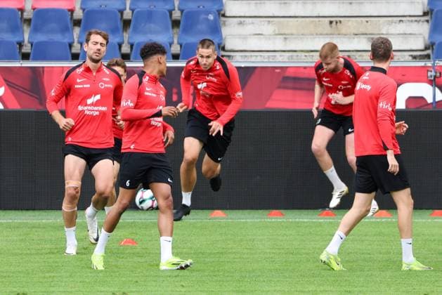 SOCCER - UEFA CL, RBS vs Brann SALZBURG,AUSTRIA,29.JUL.25 - SOCCER - UEFA Champions League, Red Bull Salzburg vs SK Brann Bergen, preview, training Brann. Image shows the team of Brann.  GEPAxpictures xMathiasxMandl