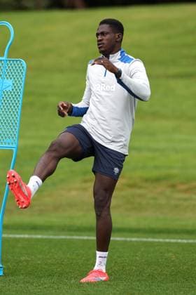 Nasser Djiga training ahead of tomorrow s Champions League second leg qualifying match against Panathinaikos. Rangers Training - The Rangers Training Centre, Glasgow, Lanarkshire, Scotland, UK - 29 Jul 2025Glasgow The Rangers Training Centre Lanarkshire United Kingdom  Copyright: xO Rourke RangersxFC Shutterstockx 15419009bt
