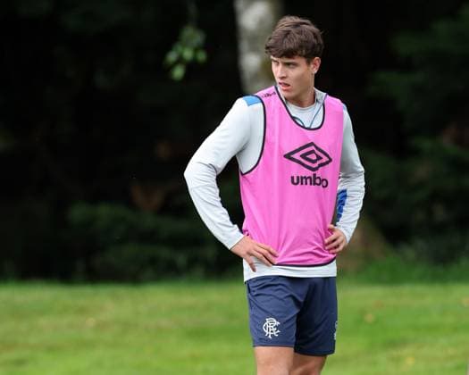 Zander Hutton training ahead of tomorrow s Champions League second leg qualifying match against Panathinaikos. Rangers Training - The Rangers Training Centre, Glasgow, Lanarkshire, Scotland, UK - 29 Jul 2025Glasgow The Rangers Training Centre Lanarkshire United Kingdom  Copyright: xO Rourke RangersxFC Shutterstockx 15419009bx