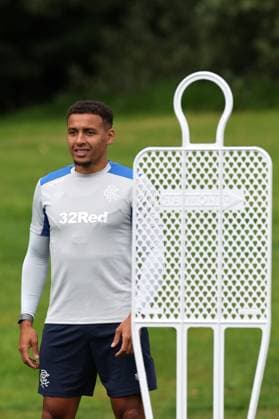 Rangers captain James Tavernier training ahead of tomorrow s Champions League second leg qualifying match against Panathinaikos. Rangers Training - The Rangers Training Centre, Glasgow, Lanarkshire, Scotland, UK - 29 Jul 2025Glasgow The Rangers Training Centre Lanarkshire United Kingdom  Copyright: xO Rourke RangersxFC Shutterstockx 15419009bd