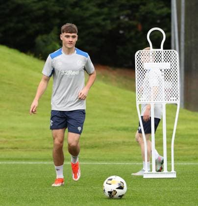 Findlay Curtis training ahead of tomorrow s Champions League second leg qualifying match against Panathinaikos. Rangers Training - The Rangers Training Centre, Glasgow, Lanarkshire, Scotland, UK - 29 Jul 2025Glasgow The Rangers Training Centre Lanarkshire United Kingdom  Copyright: xO Rourke RangersxFC Shutterstockx 15419009bf