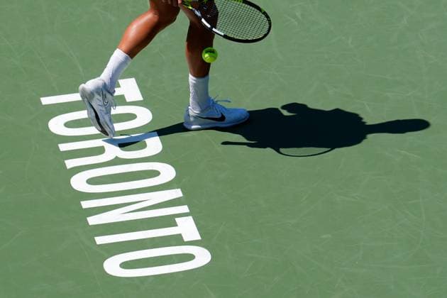 National Bank Open 2025 - Day 4 TORONTO, CANADA - JULY 29 : Holger Rune of Denmark in action against Giovanni Mpetshi Perricard of France on day four of the 2025 National Bank Open at Sobeys Stadium in Toronto, Ontario, Canada on July 29, 2025. Mert Alper Dervis Anadolu Ontario Canada. Editorial use only. Please get in touch for any other usage.  Copyright: x2025xAnadoluxMertxAlperxDervisx
