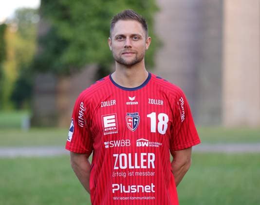 29 07 2025, Germany, Bietigheim, Handball 2 Bundesliga, SG BBM Bietigheim Porträttermin, Fabian Wiederstein