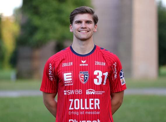 29 07 2025, Germany, Bietigheim, Handball 2 Bundesliga, SG BBM Bietigheim Portrait appointment, Alexander Pfeifer