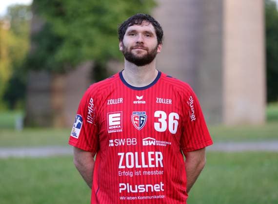 29 07 2025, Germany, Bietigheim, Handball 2 Bundesliga, SG BBM Bietigheim Portrait appointment, Jonathan Fischer