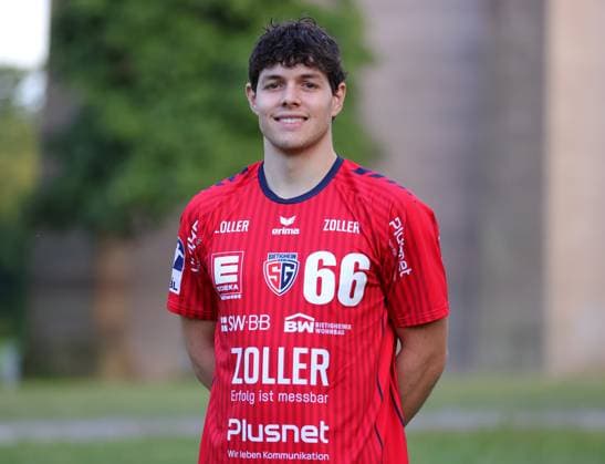 29 07 2025, Germany, Bietigheim, Handball 2 Bundesliga, SG BBM Bietigheim Portrait appointment, Max Prantner