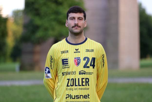 29 07 2025, Germany, Bietigheim, Handball 2 Bundesliga, SG BBM Bietigheim Portrait appointment, Martin Tomovski