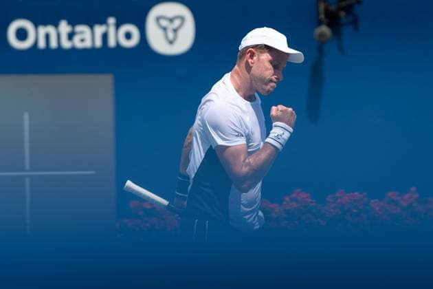 July 29, 2025, Toronto, Ontario, Canada: Toronto, Ontario Ã¢â‚¬ July 29, 2025: JAMES DUCKWORTH of Australia celebrates a point against LORENZO MUSETTI of Italy during the National Bank Open Presented by Rogers at Sobeys Stadium in Toronto, Ontario. Toronto Canada - ZUMAr228 20250729_znp_r228_029 Copyright: xVasiliyxRyabykhx