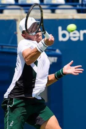 July 29, 2025, Toronto, Ontario, Canada: Toronto, Ontario Ã¢â‚¬ July 29, 2025: JAMES DUCKWORTH of Australia returns a shot against LORENZO MUSETTI of Italy during the National Bank Open Presented by Rogers at Sobeys Stadium in Toronto, Ontario. Toronto Canada - ZUMAr228 20250729_znp_r228_030 Copyright: xVasiliyxRyabykhx