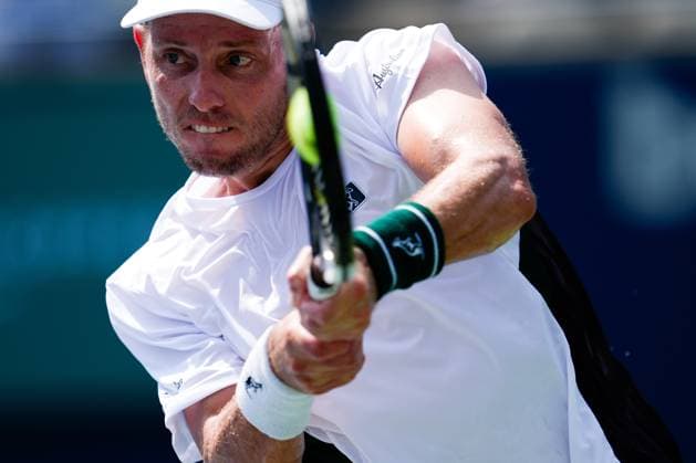 National Bank Open 2025 - Day 4 TORONTO, CANADA - JULY 29 : James Duckworth of Australia in action against Lorenzo Musetti of Italy on day four of the 2025 National Bank Open at Sobeys Stadium in Toronto, Ontario, Canada on July 29, 2025. Mert Alper Dervis Anadolu Ontario Canada. Editorial use only. Please get in touch for any other usage.  Copyright: x2025xAnadoluxMertxAlperxDervisx