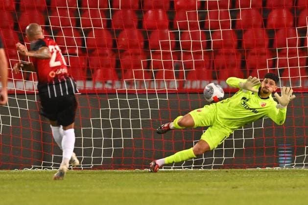 CRVENA ZVEZDA vs LINCOLN RED IMPS GIBRALTAR MATHEUS LIMA MAGALHAES Mateus Lima Magaljaes goalie football Crvena zvezda vs Lincoln Red Imps Gibraltar, UEFA Champions league qualifications, Rajko Mitic stadium, Belgrade 29.07.2025 Foto: FOOTBALL, CRVENA ZVEZDA, RED STAR, UEFA CHAMPIONS LEAGUE QUALIFICATIONS, LINCOLN RED IMPS GIBRALTAR Belgrade Rajko Mitic stadium Serbia Copyright: xMarkoxMetlasx xMNxPressx