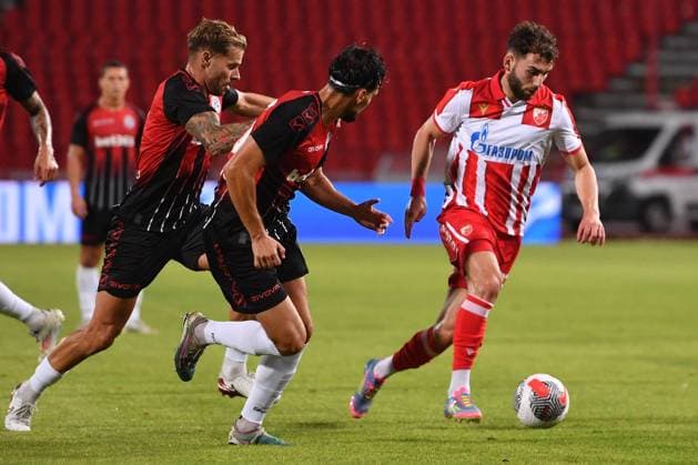 CRVENA ZVEZDA vs LINCOLN RED IMPS GIBRALTAR NAYAIR TIKNIZYAN Najair Tiknizjan football Crvena zvezda vs Lincoln Red Imps Gibraltar, UEFA Champions league qualifications, Rajko Mitic stadium, Belgrade 29.07.2025 Foto: FOOTBALL, CRVENA ZVEZDA, RED STAR, UEFA CHAMPIONS LEAGUE QUALIFICATIONS, LINCOLN RED IMPS GIBRALTAR Belgrade Rajko Mitic stadium Serbia Copyright: xMarkoxMetlasx xMNxPressx