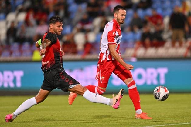 CRVENA ZVEZDA vs LINCOLN RED IMPS GIBRALTAR MIRKO IVANIC football Crvena zvezda vs Lincoln Red Imps Gibraltar, UEFA Champions league qualifications, Rajko Mitic stadium, Belgrade 29.07.2025 Foto: FOOTBALL, CRVENA ZVEZDA, RED STAR, UEFA CHAMPIONS LEAGUE QUALIFICATIONS, LINCOLN RED IMPS GIBRALTAR Belgrade Rajko Mitic stadium Serbia Copyright: xMarkoxMetlasx xMNxPressx