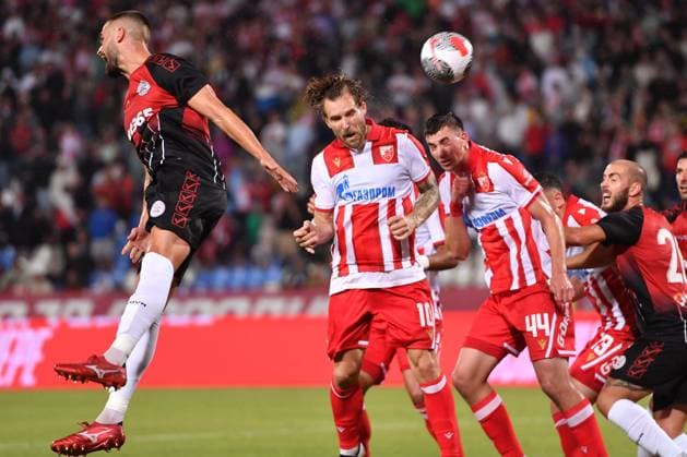 CRVENA ZVEZDA vs LINCOLN RED IMPS GIBRALTAR ALEKSANDAR KATAI , VELJKO MILOSAVLJEVIC football Crvena zvezda vs Lincoln Red Imps Gibraltar, UEFA Champions league qualifications, Rajko Mitic stadium, Belgrade 29.07.2025 Foto: FOOTBALL, CRVENA ZVEZDA, RED STAR, UEFA CHAMPIONS LEAGUE QUALIFICATIONS, LINCOLN RED IMPS GIBRALTAR Belgrade Rajko Mitic stadium Serbia Copyright: xMarkoxMetlasx xMNxPressx