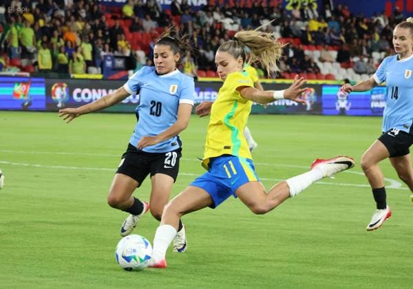 Football, Women, Copa America, Brazil - Uruguay