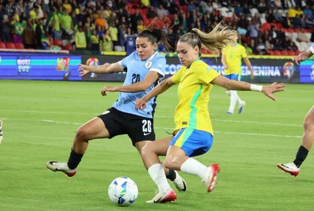 COPA AMERICA FEMENINA BRAZIL VS URUGUAY July 29, 2025 Meeting between Brazil VS Uruguay for the Copa America Femenina at the Rodrigo Paz stadium QUITO PICHINCHA ECUADOR Copyright: xHENRYxLAPOx