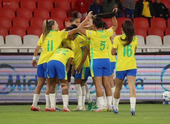 COPA AMERICA FEMENINA BRAZIL VS URUGUAY July 29, 2025 Meeting between Brazil VS Uruguay for the Copa America Femenina at the Rodrigo Paz stadium QUITO PICHINCHA ECUADOR Copyright: xHENRYxLAPOx