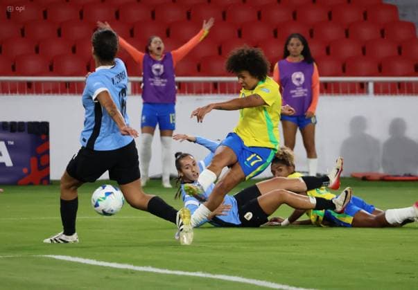 COPA AMERICA FEMENINA BRAZIL VS URUGUAY July 29, 2025 Meeting between Brazil VS Uruguay for the Copa America Femenina at the Rodrigo Paz stadium QUITO PICHINCHA ECUADOR Copyright: xHENRYxLAPOx