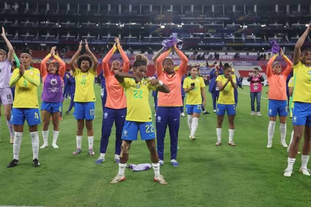 COPA AMERICA FEMENINA BRAZIL VS URUGUAY July 29, 2025 Meeting between Brazil VS Uruguay for the Copa America Femenina at the Rodrigo Paz stadium QUITO PICHINCHA ECUADOR Copyright: xHENRYxLAPOx