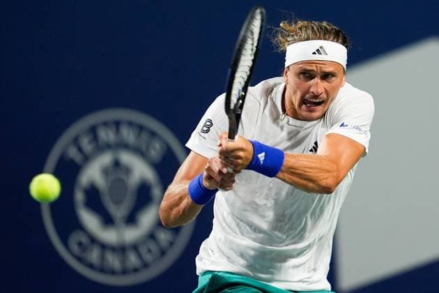 National Bank Open 2025 - Day 4 TORONTO, CANADA - JULY 29: Alexander Zverev of Germany in action against Adam Walton of Australia on day four of the 2025 National Bank Open at Sobeys Stadium in Toronto, Ontario, Canada on July 29, 2025. Mert Alper Dervis Anadolu Ontario Canada. Editorial use only. Please get in touch for any other usage.  Copyright: x2025xAnadoluxMertxAlperxDervisx
