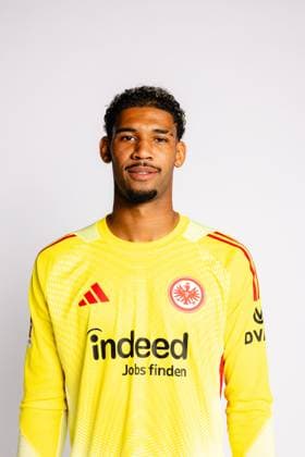 Torwart Kaua Santos - Eintracht Frankfurt, Porträttermin 2025 2026, GER Eintracht Frankfurt, Porträttermin 2025 2026, GER