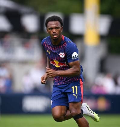 Football 1 Bundesliga 2025 2026 Test match 26 07 2025 RB Leipzig FC Toulouse Lois Openda RB Leipzig