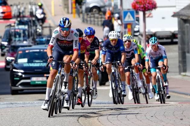 Polish Filip Maciejuk of RedBull-BORA-hansgrohe pictured in action during the fifth and final stage of the Tour De Wallonie cycling race, from and back of Bertrix (183,3 km), on Wednesday 30 July 2025. BRUNOxFAHY  x130295526x